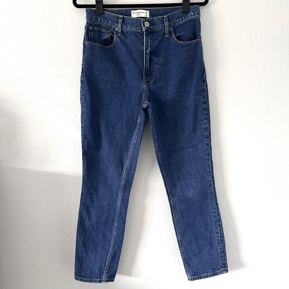 Abercrombie‎ & Fitch Womens Size 28/6 Jeans The Skinny High Rise Cotton Blend